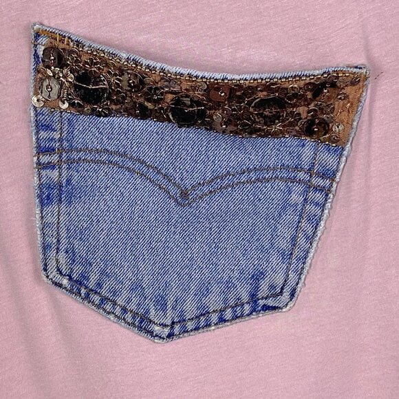 Khamsin Shirt Dress V-neck Layered Hem 3/4 Sleeves - Picture 5 of 7